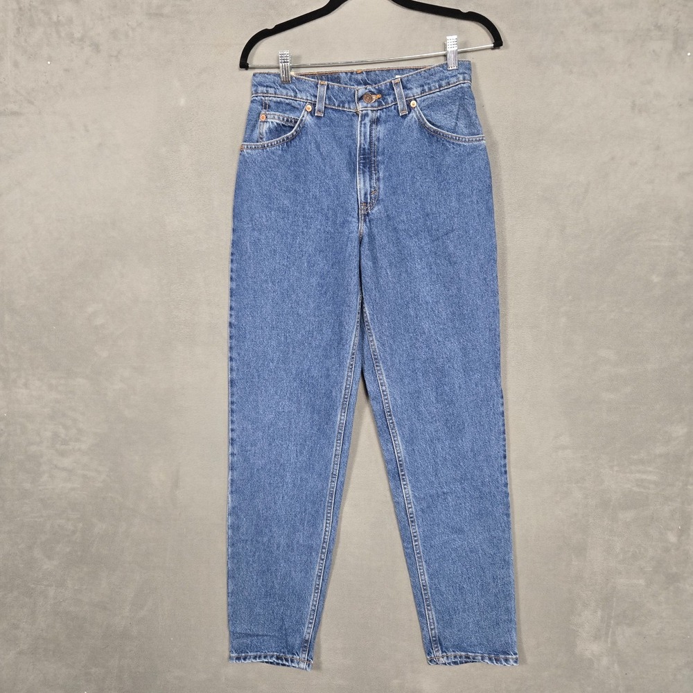 Vintage Levis 950 Jeans Womens 7 (29x31) Blue Tapered Made in USA deadstock NEW - Picture 2 of 12